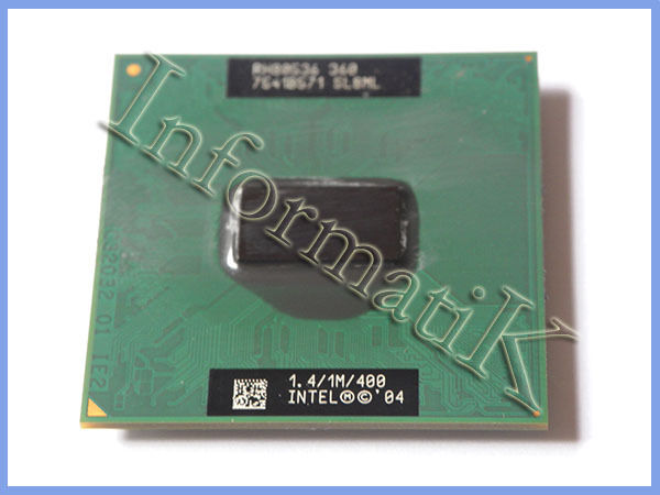 Intel Celeron M Processore CPU 360 SL8ML (1MB, 1.40GHz, 400MHz) PPGA478 HP 510_main_foto