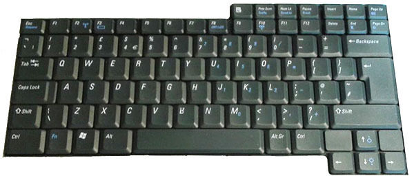 Dell Latitude D505 D505C D500 D600 D800 Tastiera UK Keyboard CN-0G6128-70070_main_foto