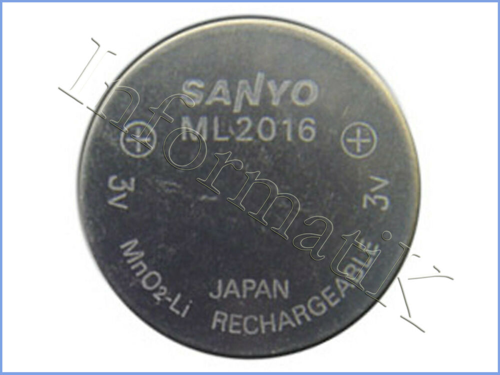Sanyo ML2016 3V Batteria Ricaricabile Orologio Solare Casio Capacitor Solar _main_foto