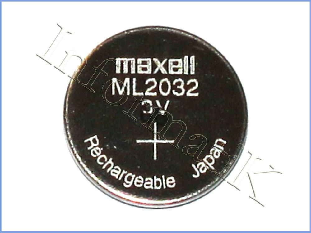 Maxell ML2032 ML 2032 Pila Batteria Ricaricabile Rechargeable Coin Cell Battery_main_foto