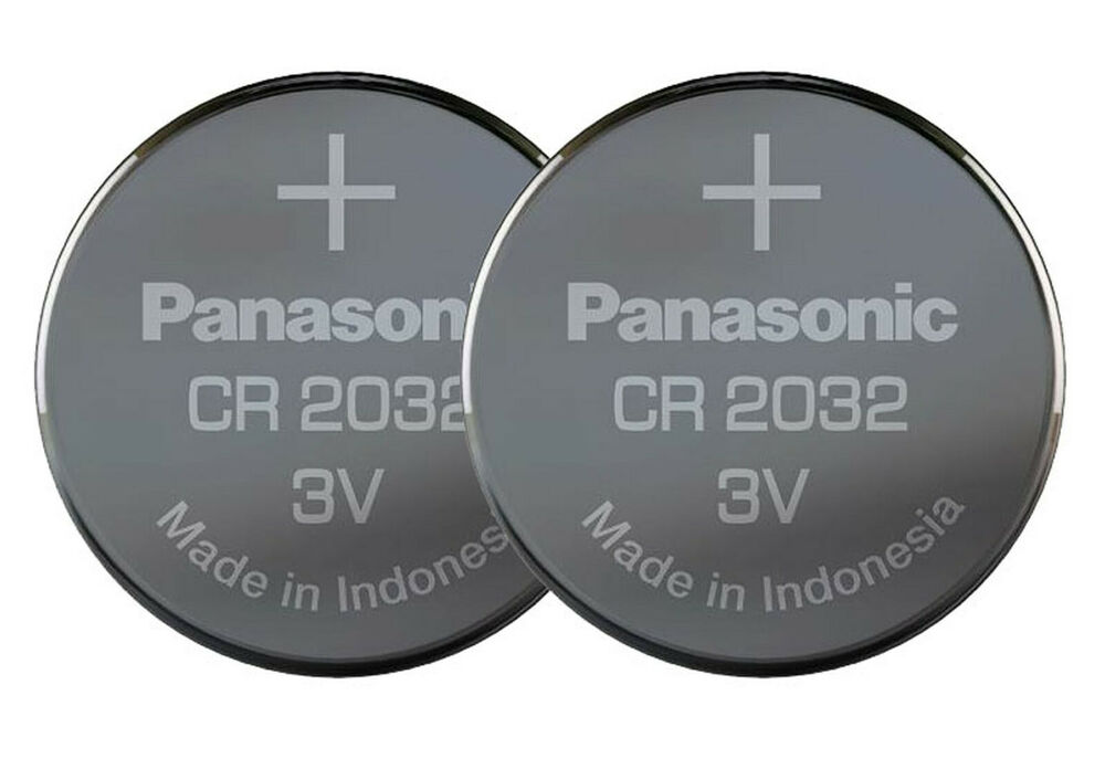 2 x Panasonic CR2032 Pila Bottone Batteria 3V replace CR BR DL ECR KCR 2032_main_foto