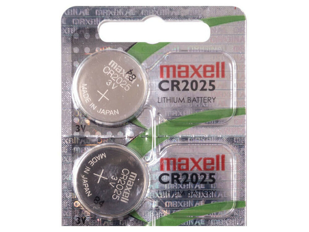 2 x Maxell CR2025 Pila Batteria per Mercedes E300 E320 E350 E400 E500 E550 E55_main_foto