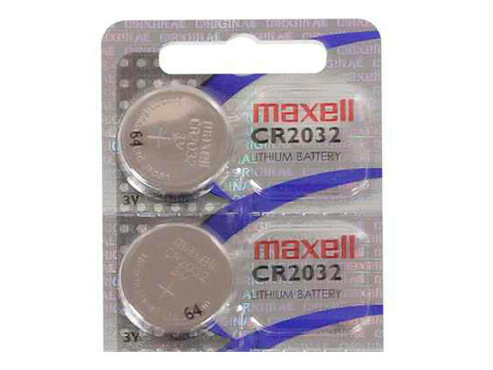 2 x Maxell CR2032 CR 2032 3V Pila Batteria Battery Blister Button Coin Cell _main_foto