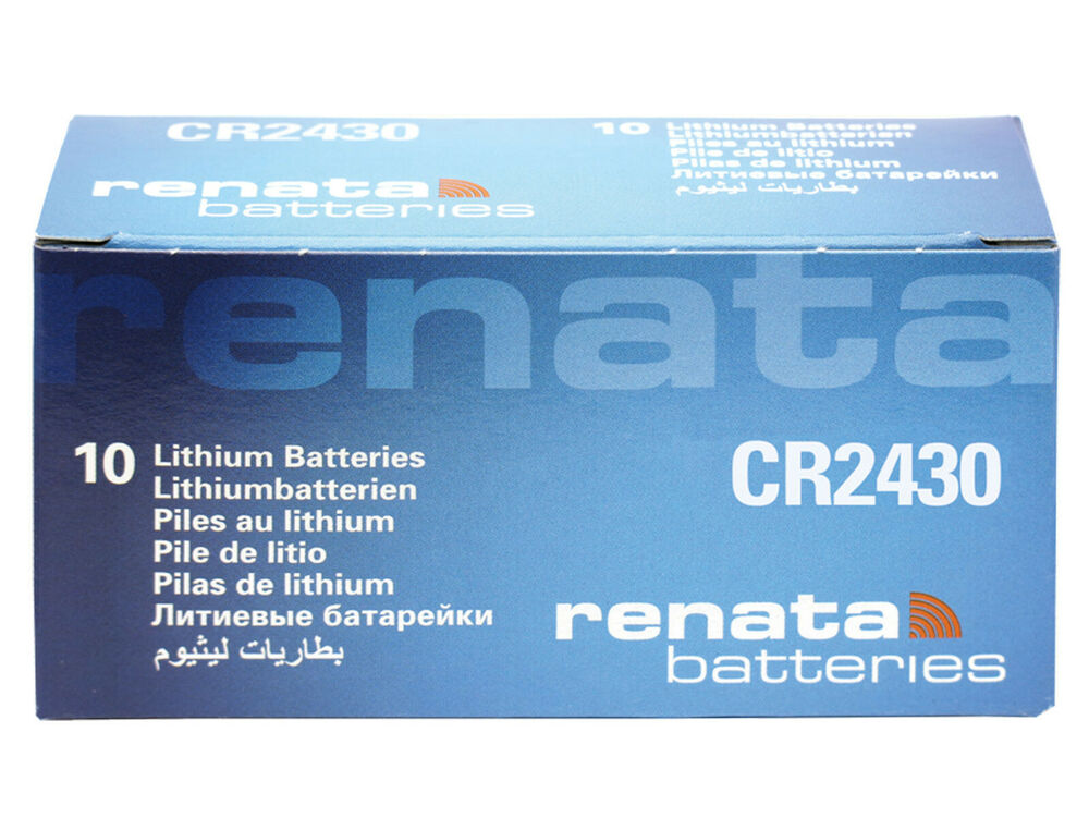 10 x Renata CR2430 3V Pila Batteria Cell Coin replace CR BR DL ECR KCR ML 2430_main_foto