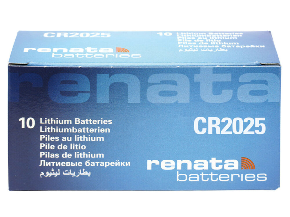 10 x Renata CR2025 3V Pila Batteria Cell Coin replace CR BR DL ECR KCR ML 2025_main_foto