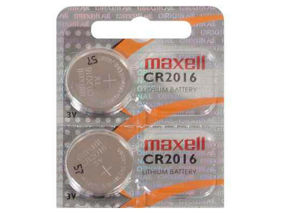 2 x Maxell CR2016 CR 2016 3V Pila Batteria Battery Blister Button Coin Cell _main_foto