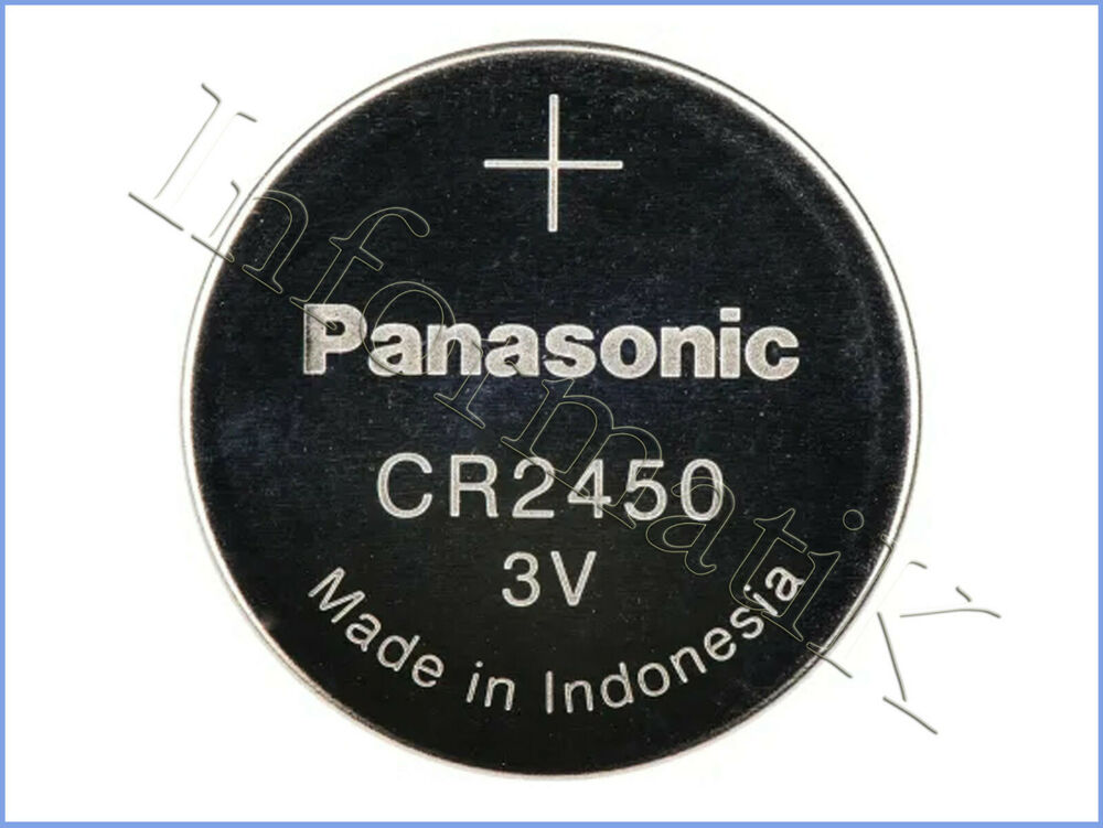 Panasonic CR2450 3V Pila Bios Battery Batteria BR2450 DL2450 CR BR DL ECR 2450_main_foto