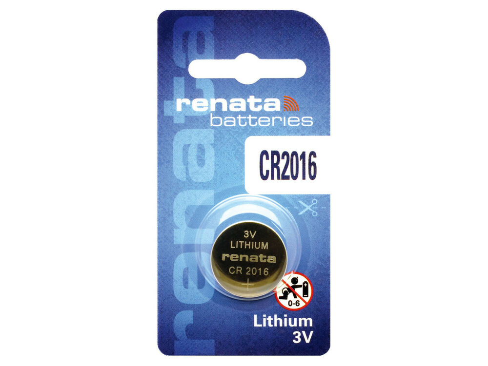 Renata CR2016 3V Pila Batteria Cell Coin replace CR BR DL ECR KCR LM ML 2016_main_foto