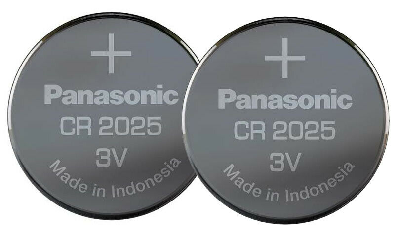 2 x Panasonic CR2025 Pila Bottone Batteria 3V replace CR BR DL ECR KCR 2025_main_foto