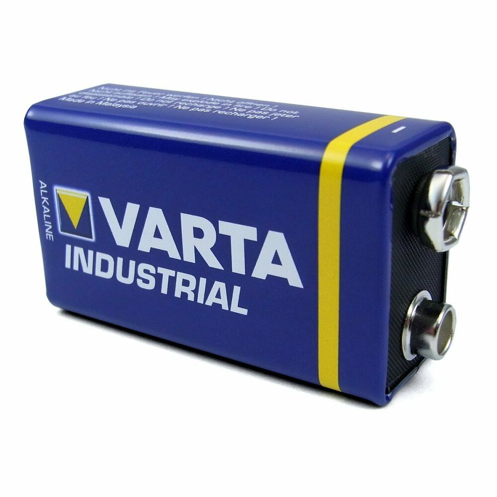 Varta Industrial 9V Pila Batteria Telecamere Videogames MN1604 6LR61 6LF22 1604A_main_foto