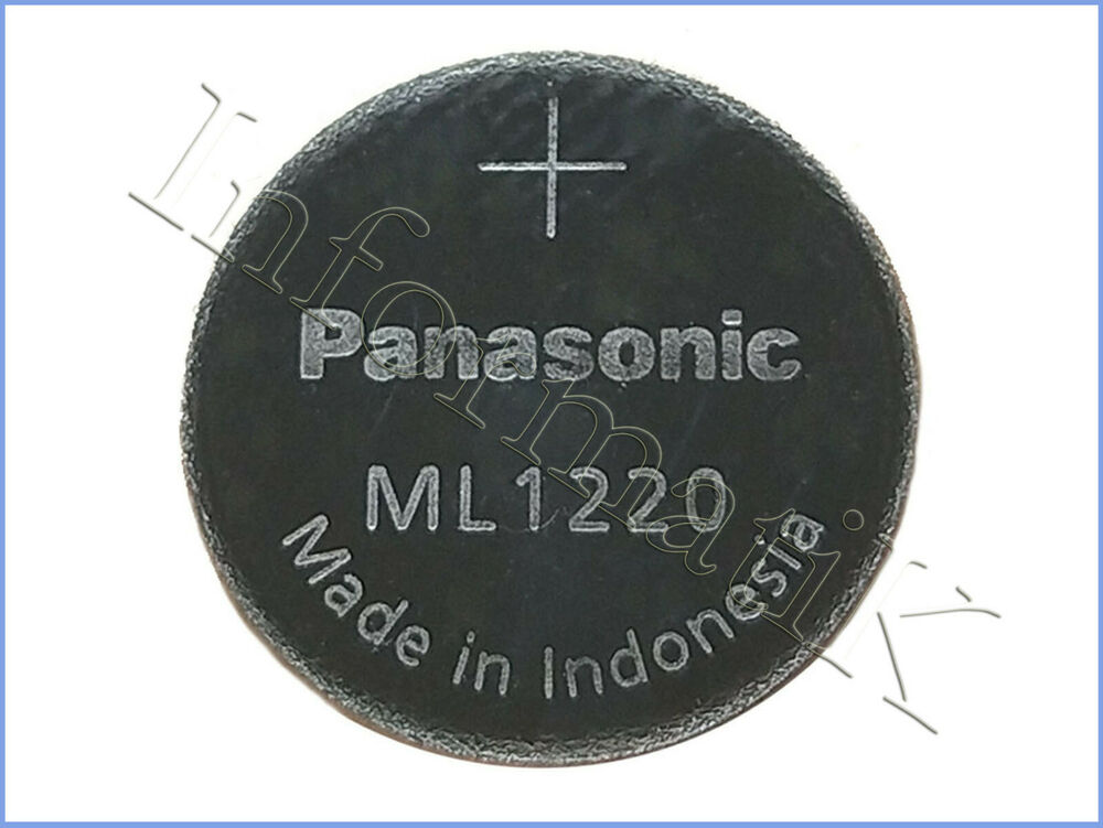 Panasonic Original CMOS Battery Pila Bios Tampone ML1220 ML 1220 Rechargeable 3V_main_foto