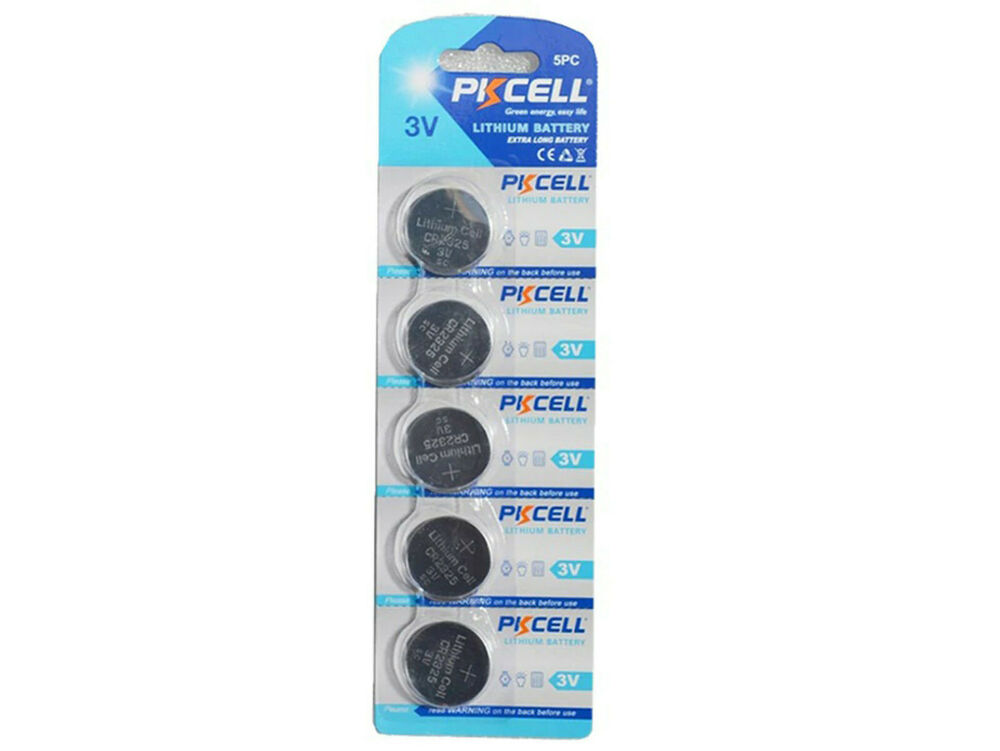 5 x PKCell CR2325 CR 2325 3V Pila Batteria Battery Blister Button Coin Cell _main_foto