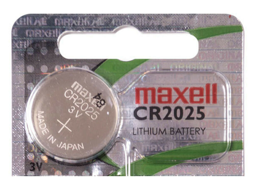 Maxell CR2025 3V Pila Batteria Cell Coin replace CR BR DL ECR KCR LM ML 2025_main_foto