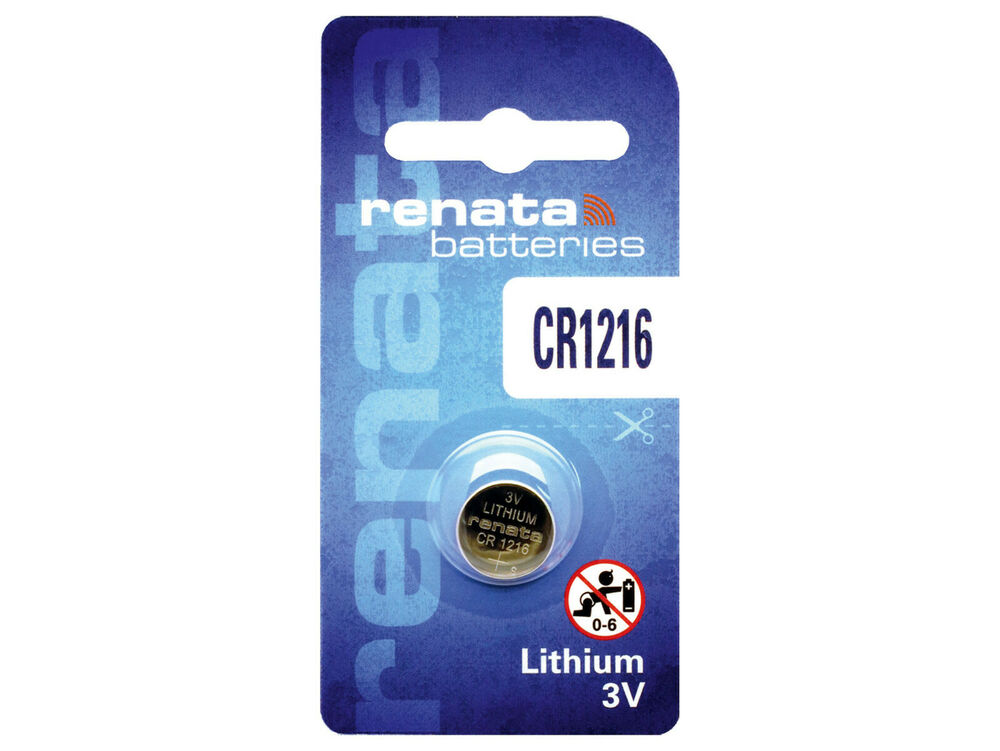 Renata CR1216 Pila Bottone Batteria 3V replace CR BR DL ECR KCR LM ML 1216 1216B_main_foto