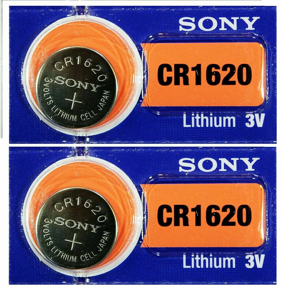 2 x Sony CR1620 3V Pila Batteria Cell Coin replace CR BR DL ECR KCR LM 1620 A_main_foto