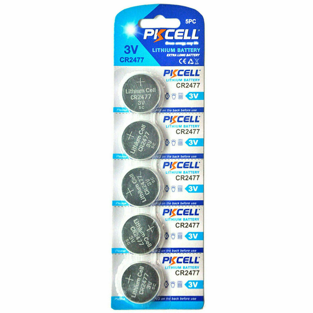 10 x PKCell CR2477 3V Pila Batteria Cell Button replace CR BR DL ECR KCR LM 2477_main_foto